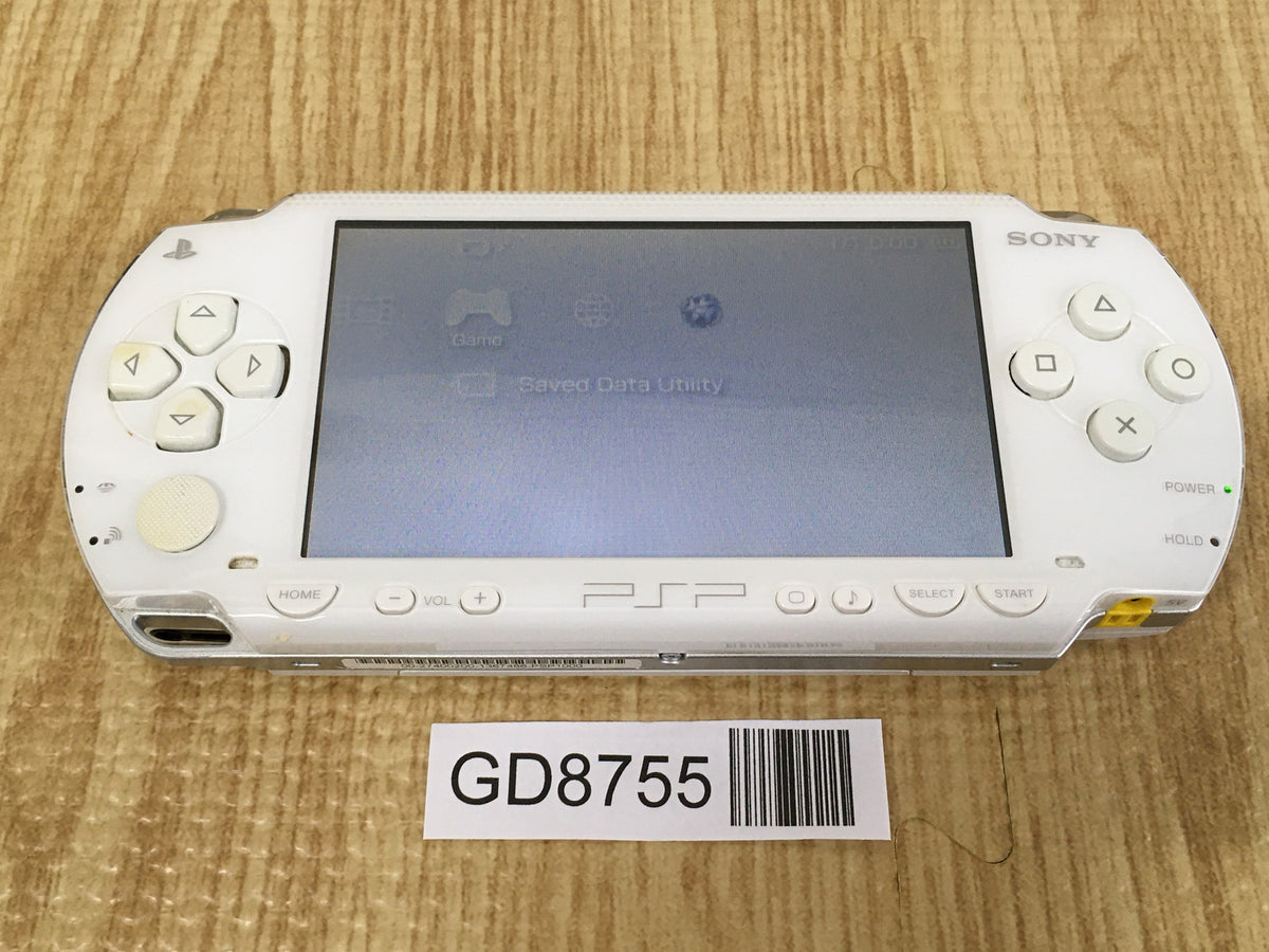 GD8755 With Defects - PSP-1000 CERAMIC WHITE SONY PSP