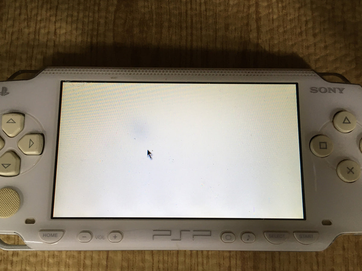 GD8756 With Defects - PSP-1000 CERAMIC WHITE SONY PSP Console