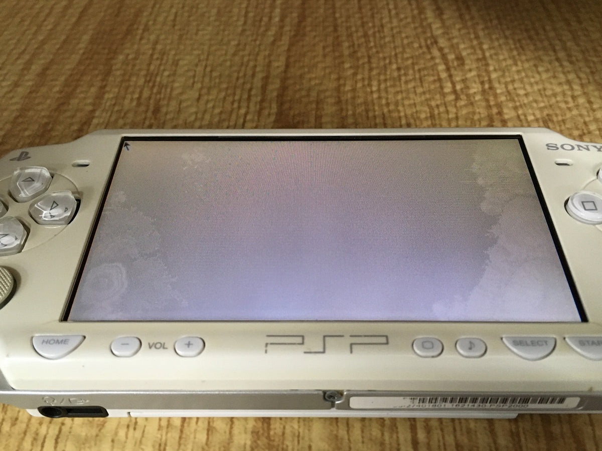 PSP 白 GD8763 With Defects - PSP-2000 CERAMIC WHITE SONY PSP