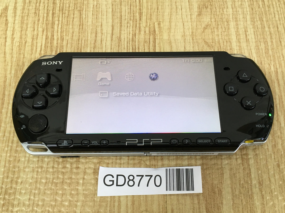 5-070 PSP-3000 ブラック PSP -- PlayStation Portable Console - Piano Black - 3000