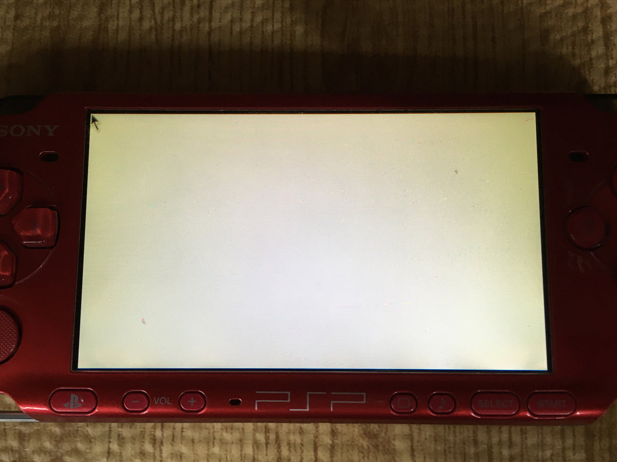 GD8785 With Defects - PSP-3000 RADIANT RED SONY PSP Console