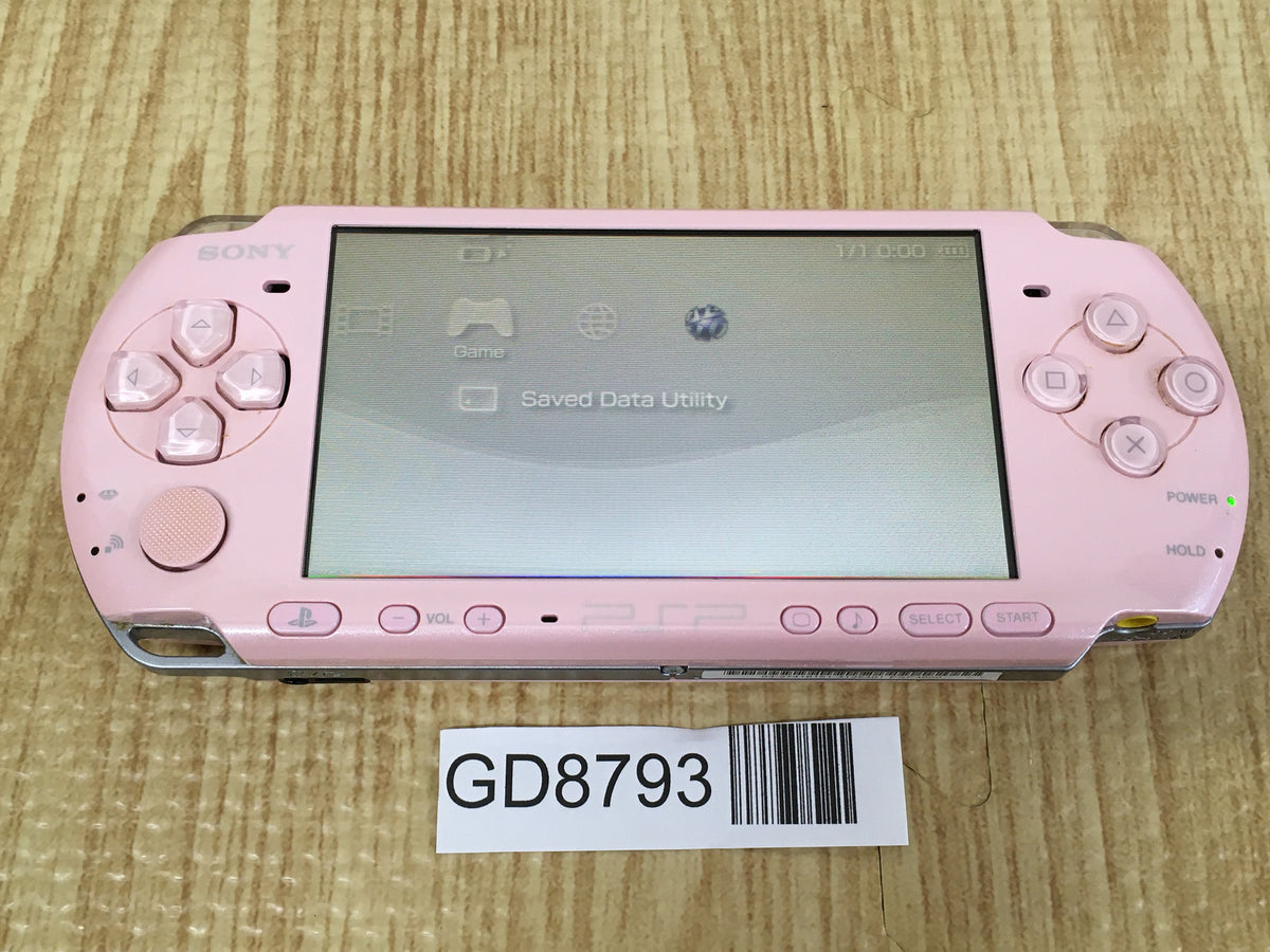 GD8793 With Defects - PSP-3000 BLOSSOM PINK SONY PSP Console