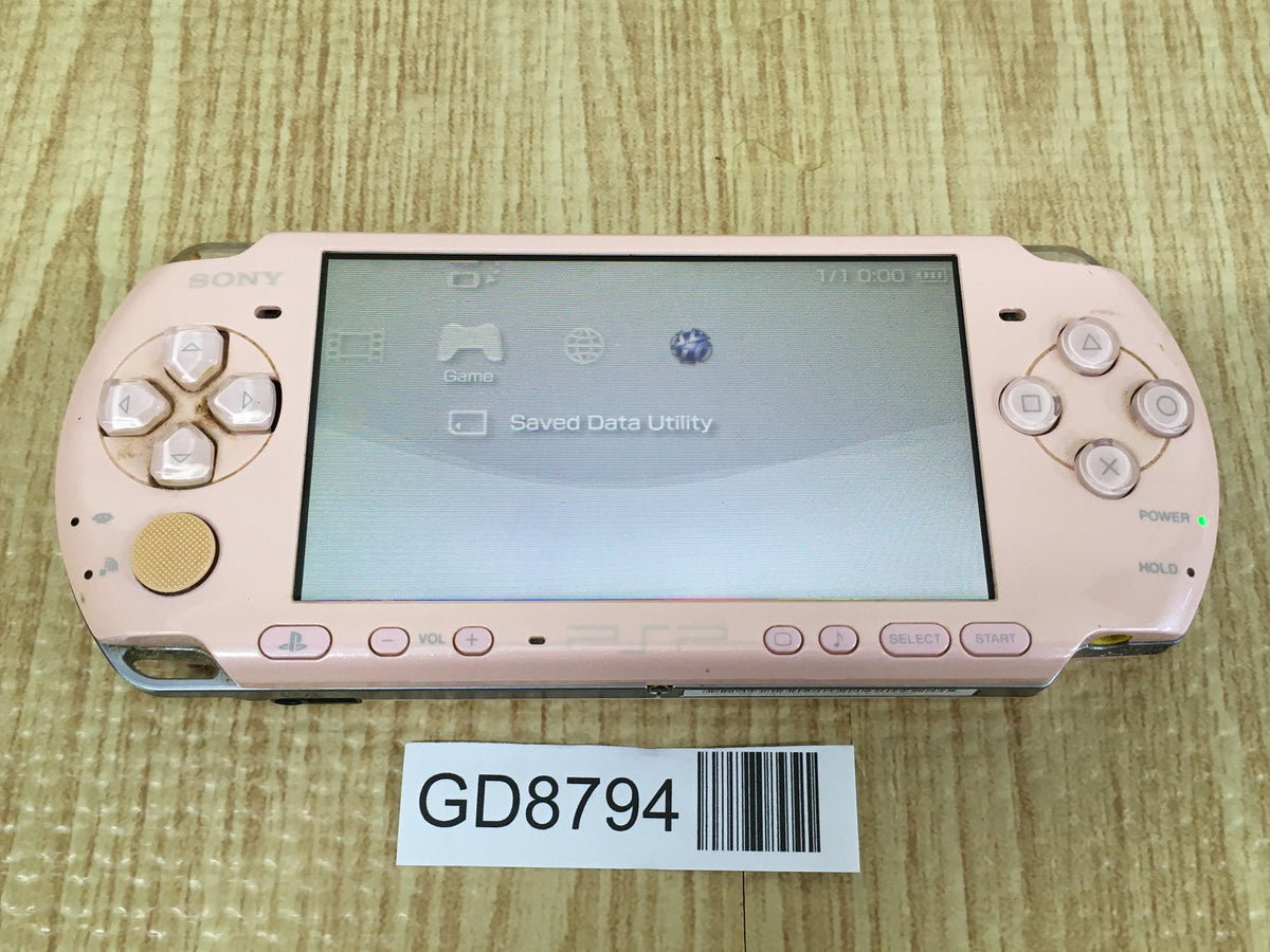 GD8794 With Defects - PSP-3000 BLOSSOM PINK SONY PSP Console
