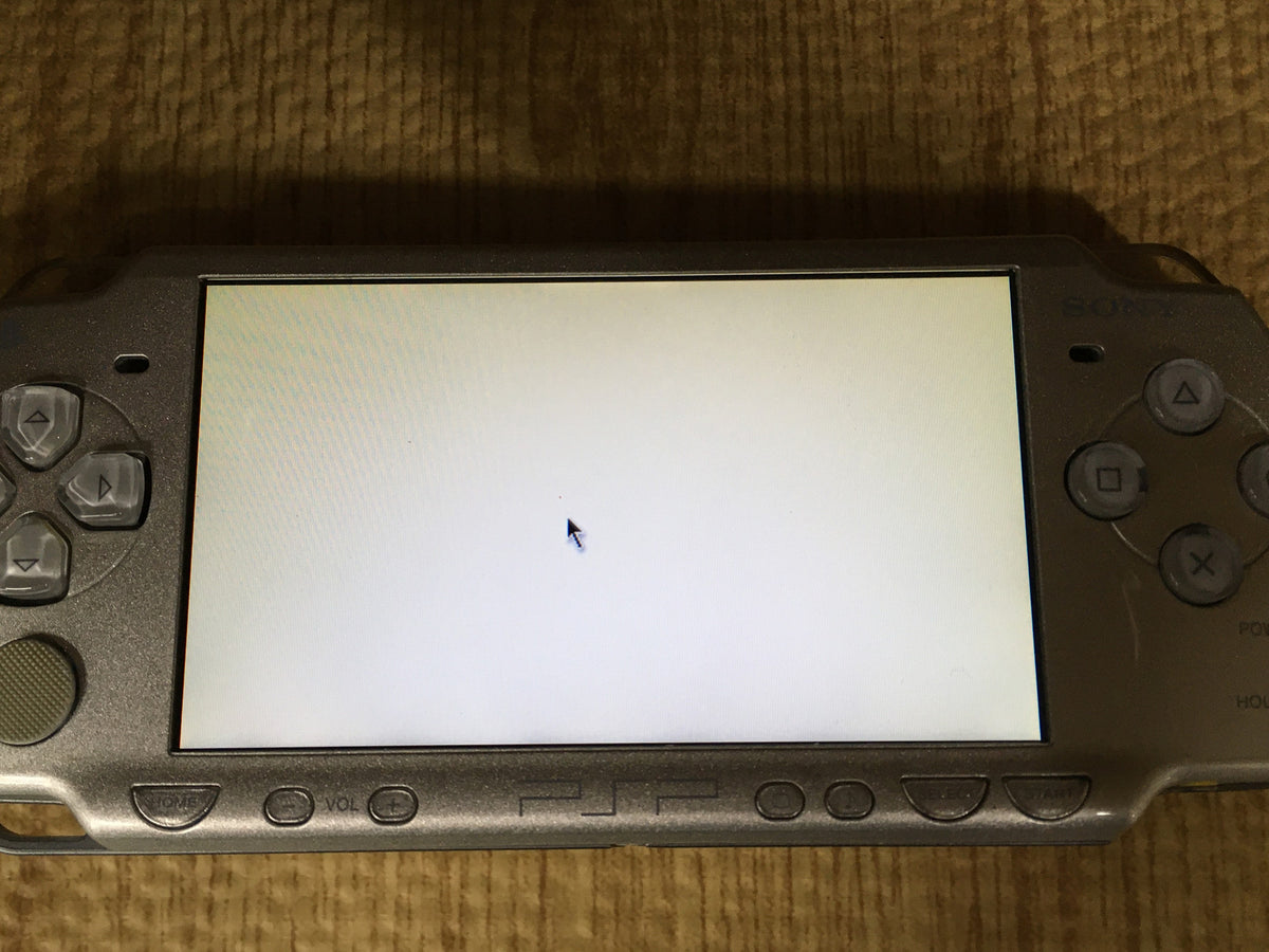 GD8828 Plz Read Item Condi PSP-2000 ICE Silver SONY PSP Console