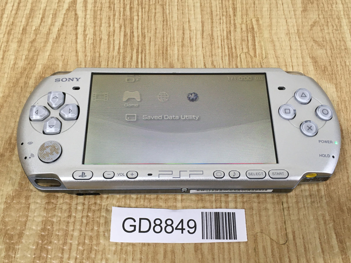 GD8849 With Defects - PSP-3000 MYSTIC Silver SONY PSP Console