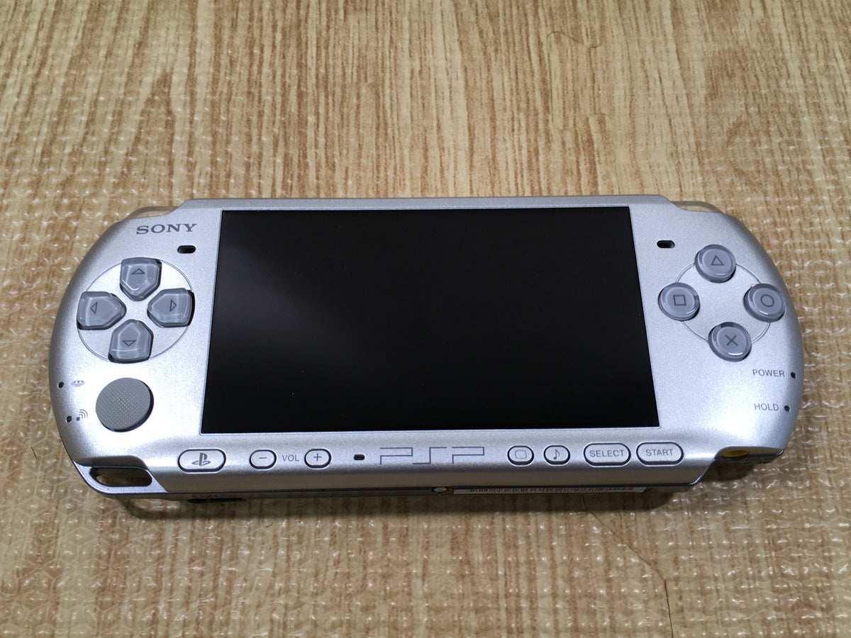 GD8854 Plz Read Item Condi PSP-3000 MYSTIC Silver SONY PSP Console