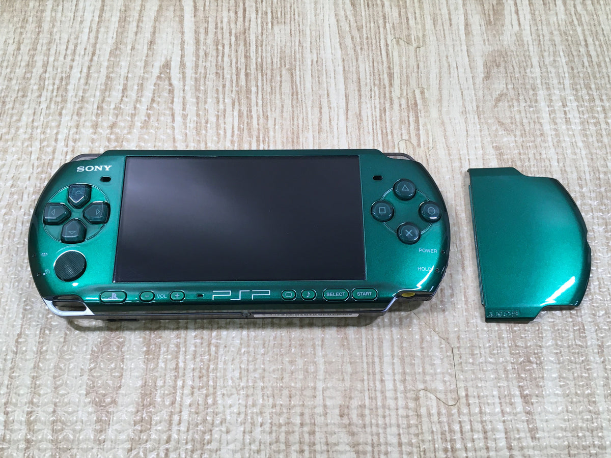 GD8869 Plz Read Item Condi PSP-3000 SPIRITED GREEN SONY PSP