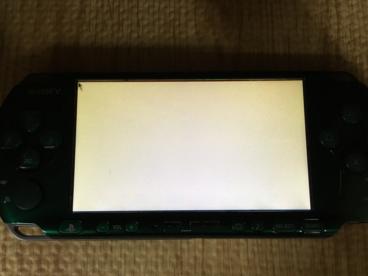GD8871 Plz Read Item Condi PSP-3000 SPIRITED GREEN SONY PSP
