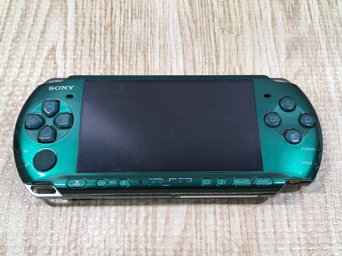 GD8871 Plz Read Item Condi PSP-3000 SPIRITED GREEN SONY PSP