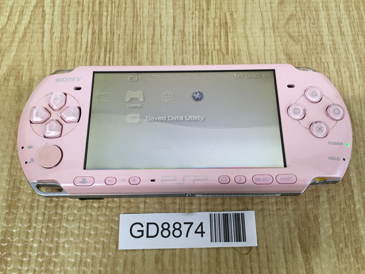 GD8874 Plz Read Item Condi PSP-3000 BLOSSOM PINK SONY PSP Console