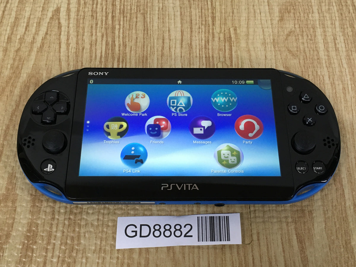 ゲーム機セット Vita, PSP, GB、ニンテンドーds GD8882 With Defects - PS Vita PCH-2000 BLUE BLACK SONY PSP Console