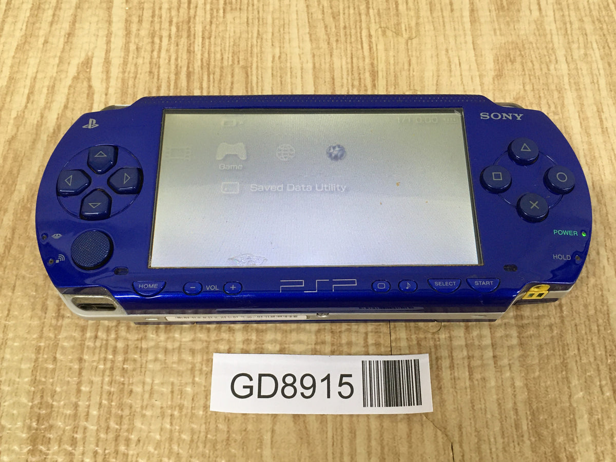 GD8915 With Defects - PSP-1000 METALLIC BLUE SONY PSP Console
