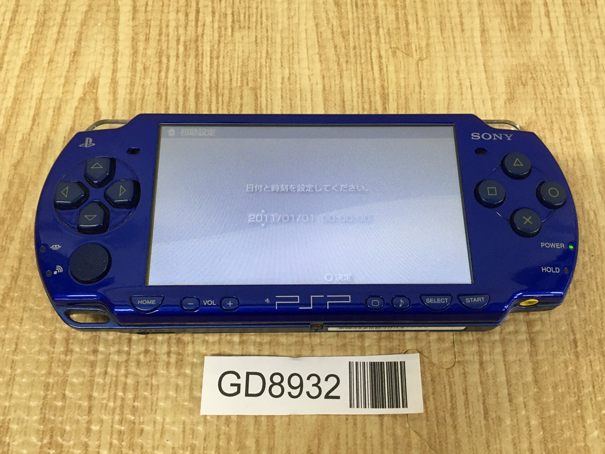GD8932 With Defects - PSP-2000 METALLIC BLUE SONY PSP Console