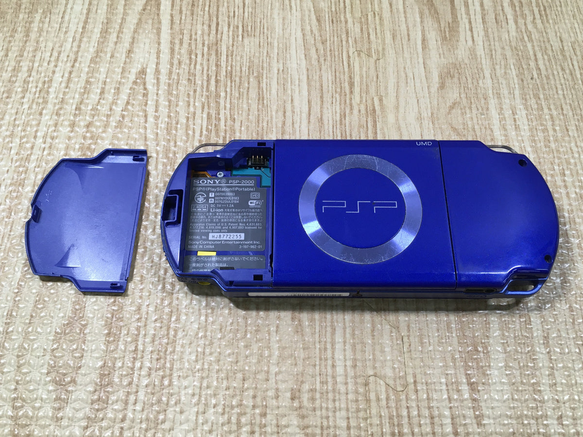 GD8932 With Defects - PSP-2000 METALLIC BLUE SONY PSP Console