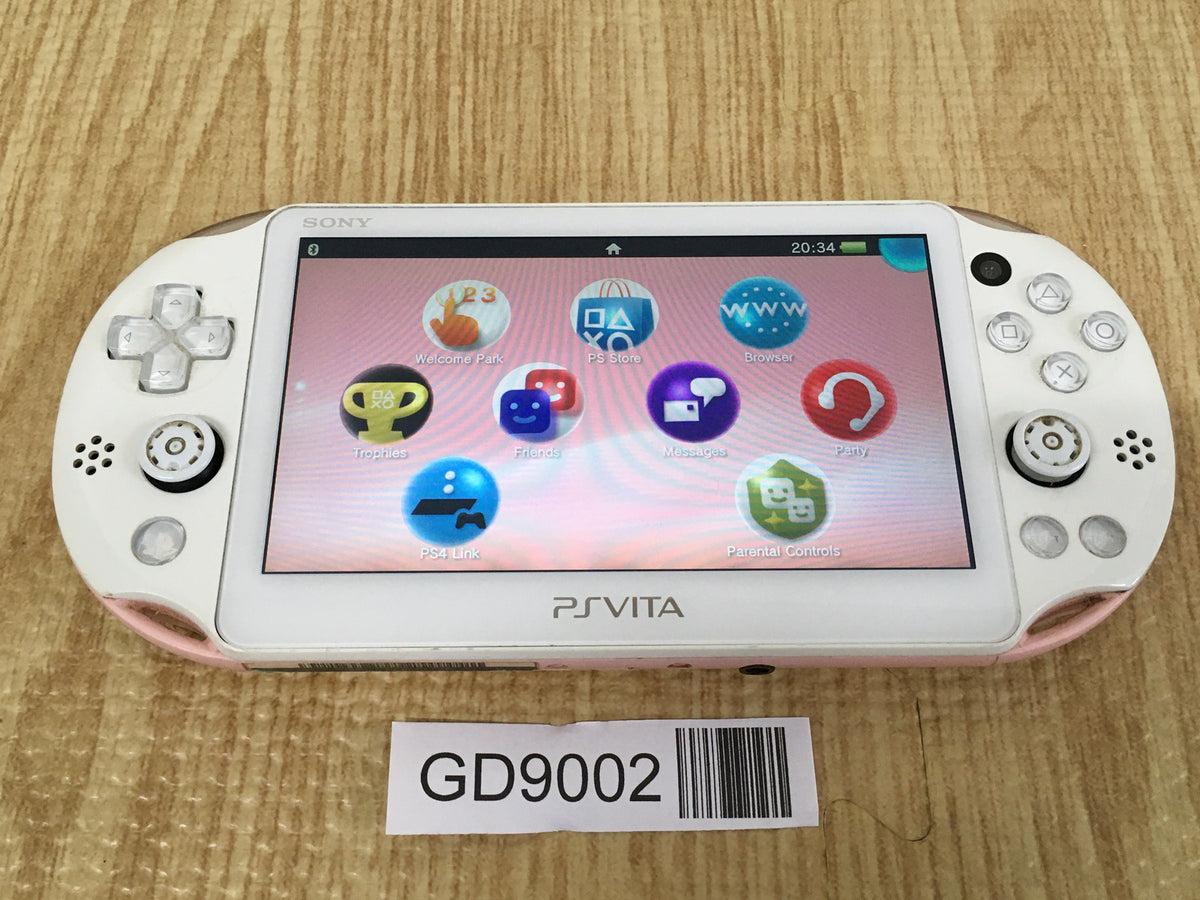 GD9002 With Defects - PS Vita PCH-2000 LIGHT PINK WHITE SONY PSP