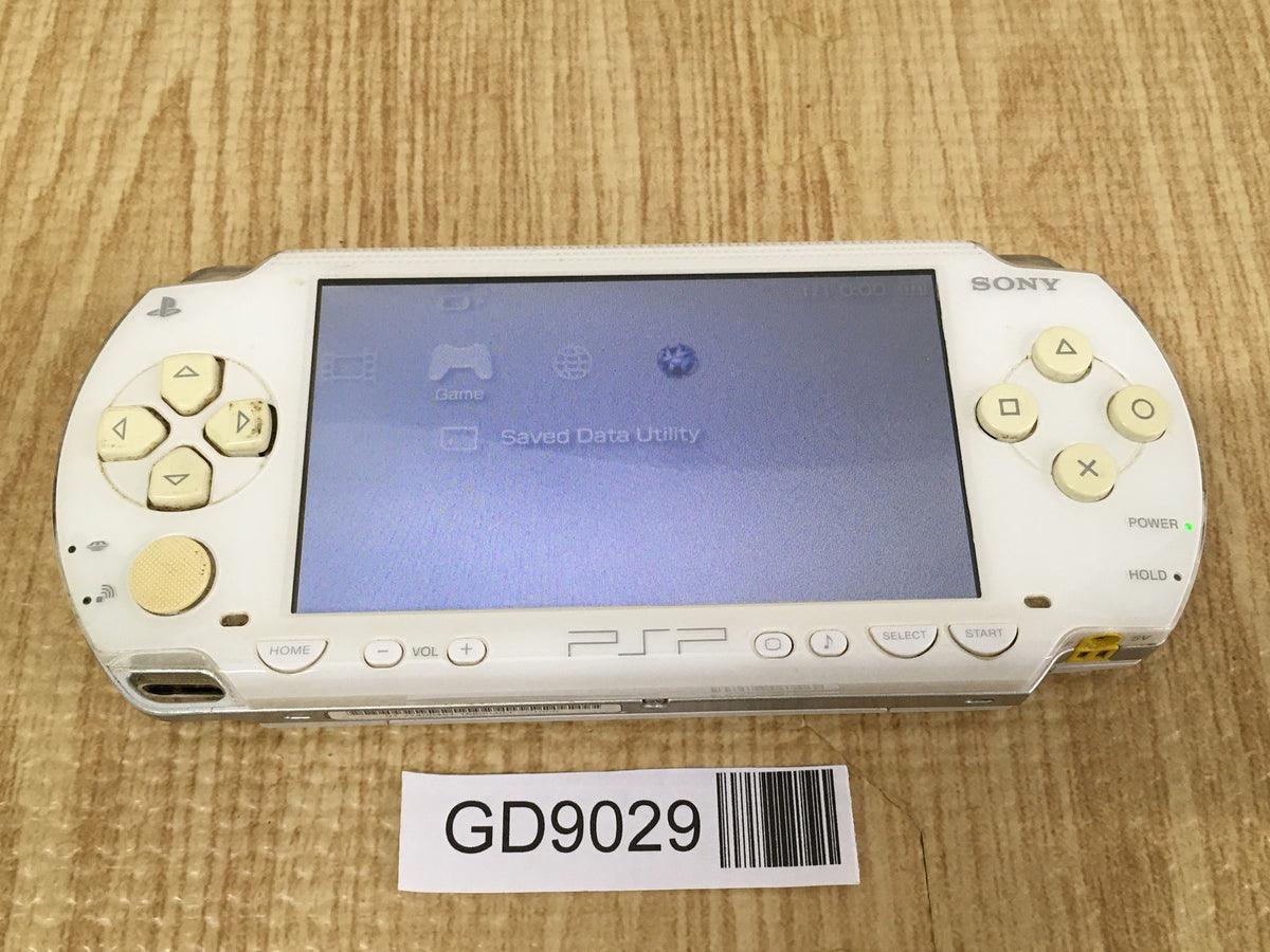 GD9029 With Defects - PSP-1000 CERAMIC WHITE SONY PSP Console GD9029 With Defects - PSP-1000 CERAMIC WHITE SONY PSP Console