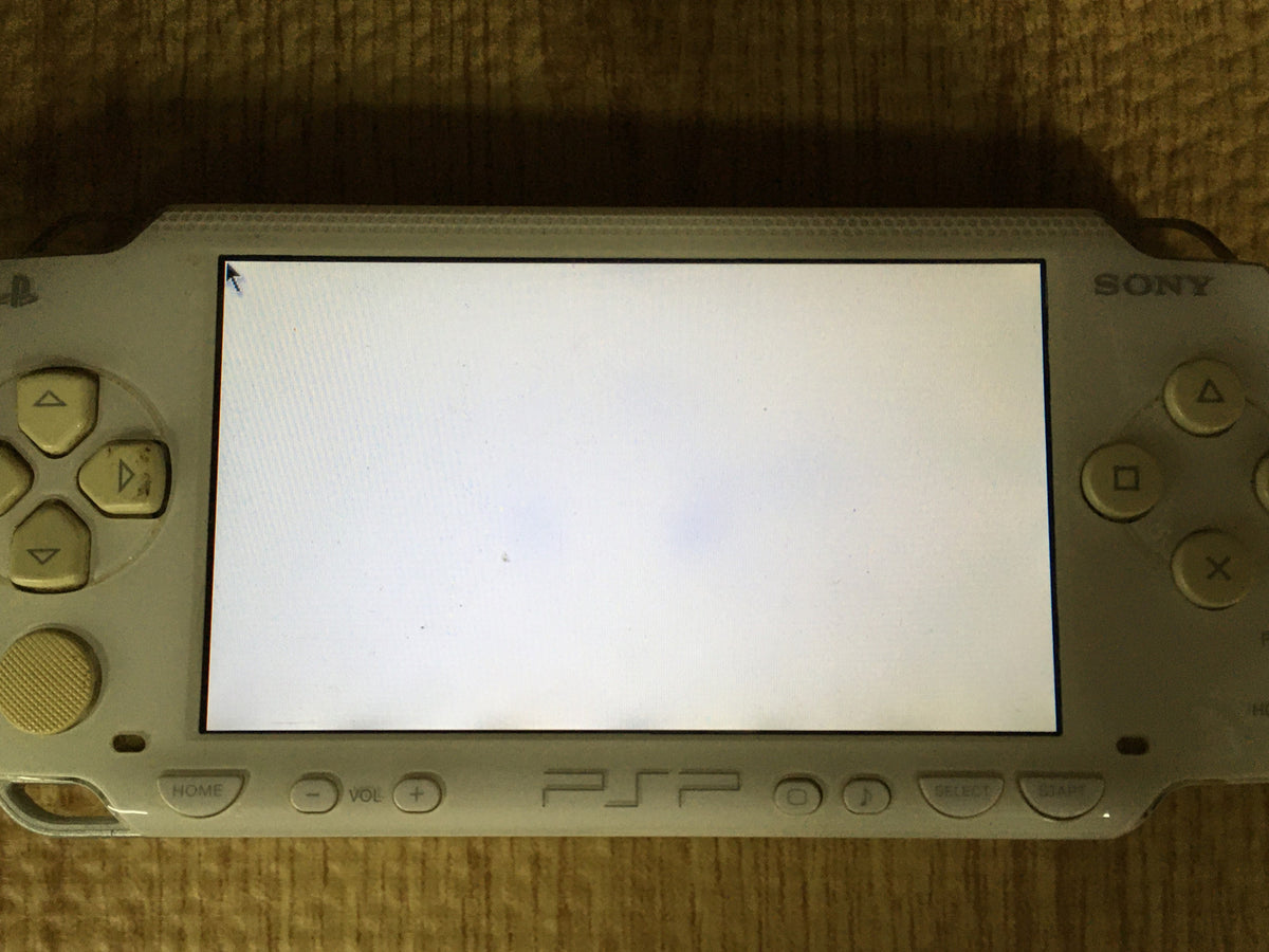 GD9029 With Defects - PSP-1000 CERAMIC WHITE SONY PSP Console