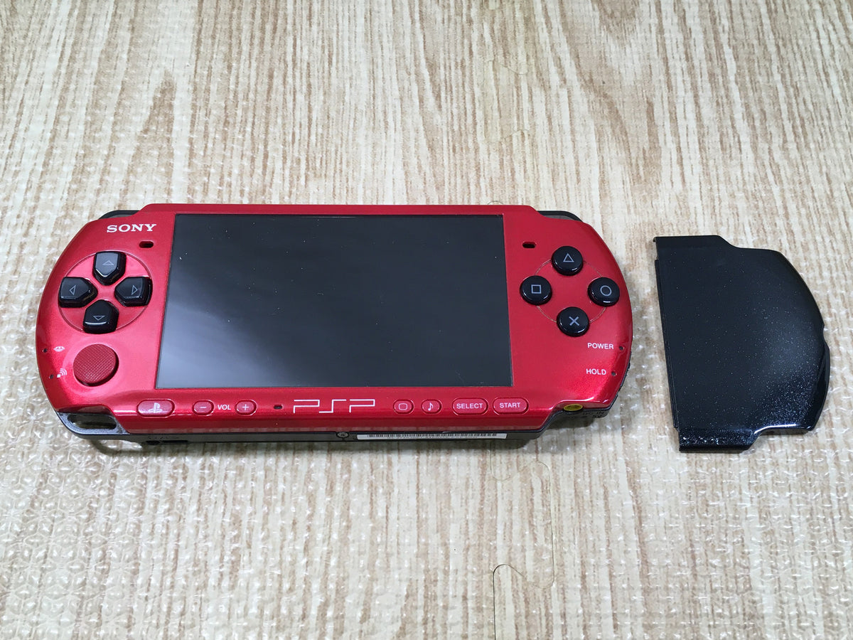 GD9247 With Defects - PSP-3000 RED & BLACK SONY PSP Console Japan