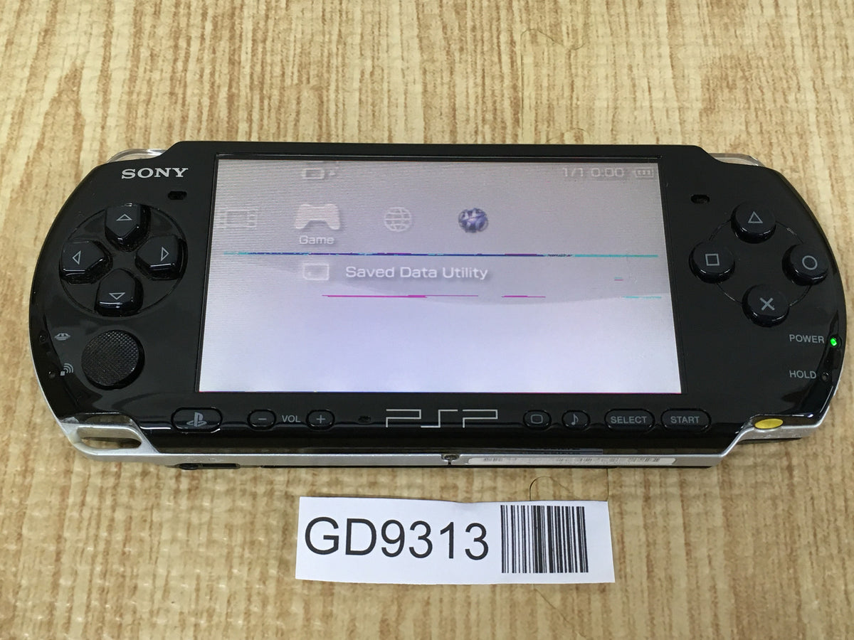GD9313 With Defects - PSP-3000 PIANO BLACK SONY PSP Console Japan