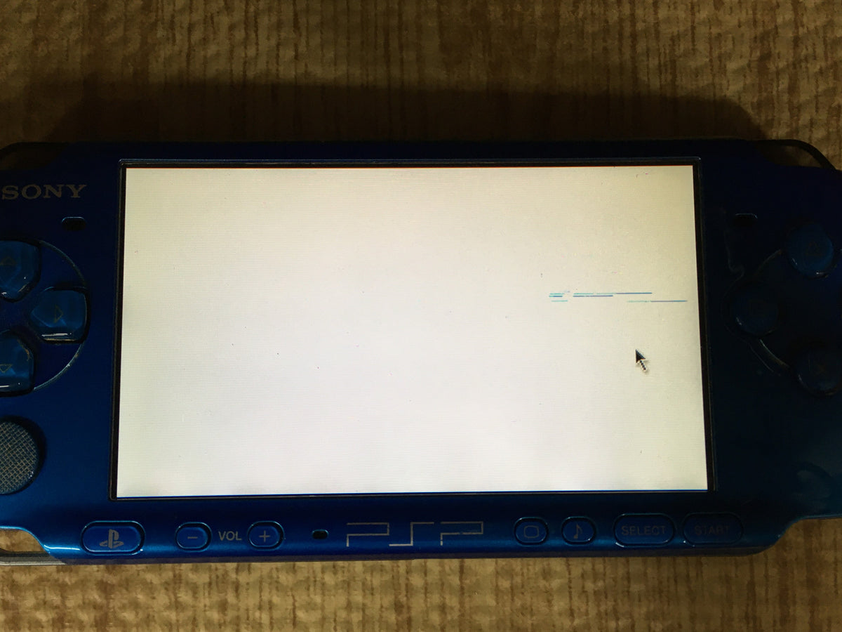 GD9345 With Defects - PSP-3000 VIBRANT BLUE SONY PSP Console Japan