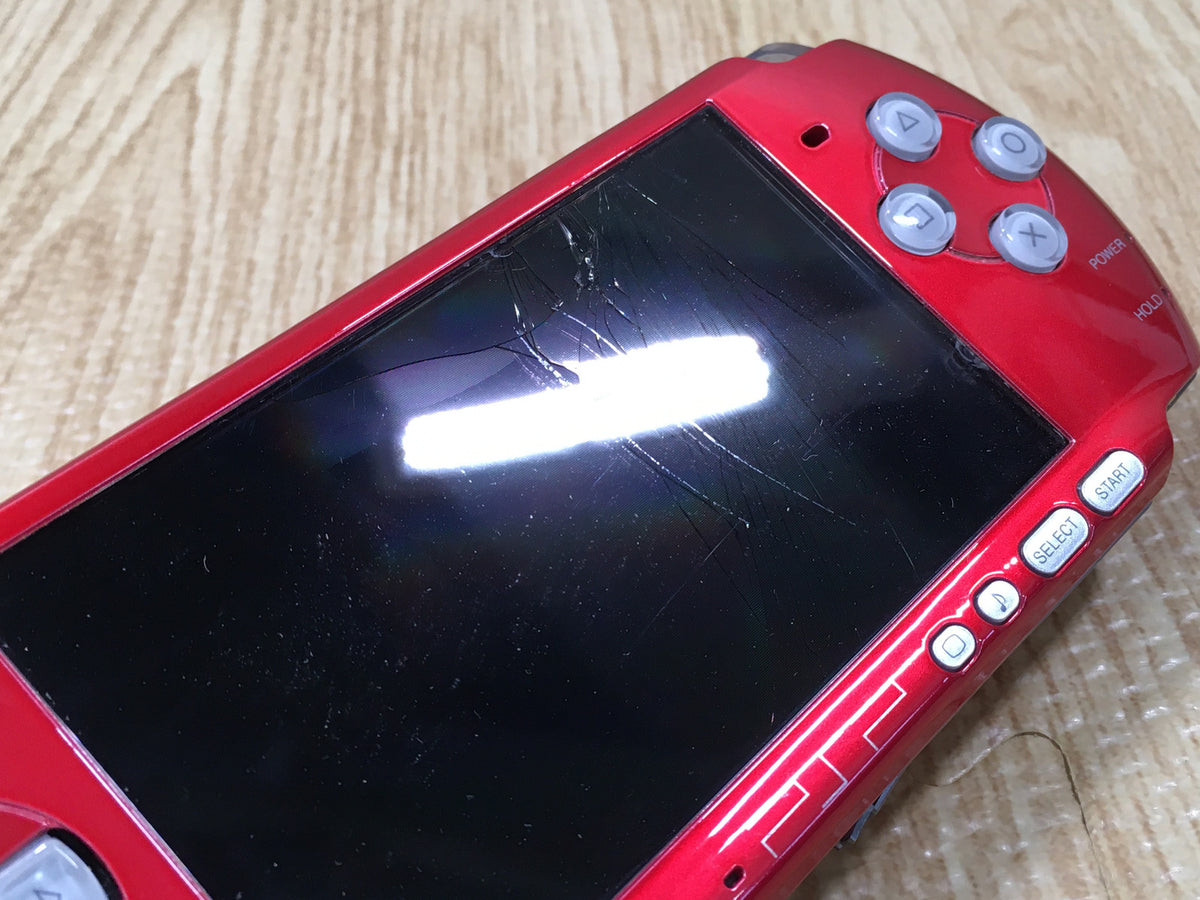 PSP-3000 RADIANT RED SONY PSP Console Japan - Not Working GD9353 PSP-3000 RADIANT RED SONY PSP Console Japan - Not Working GD9353