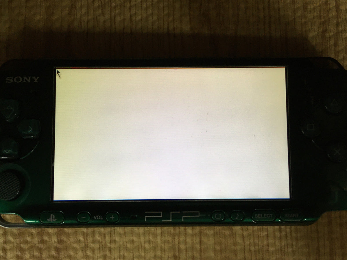 GD9354 With Defects - PSP-3000 SPIRITED GREEN SONY PSP Console