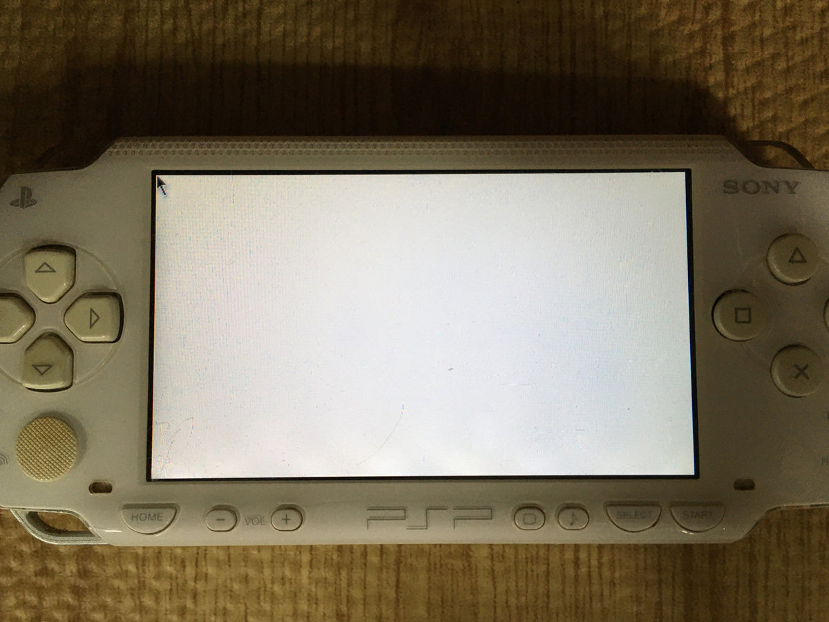 GD9386 With Defects - PSP-1000 CERAMIC WHITE Console SONY Japan