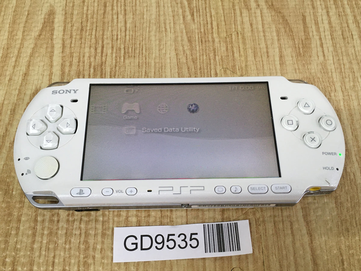 GD9535 With Defects - PSP-3000 PEARL WHITE Console Japan – J4U.co.jp