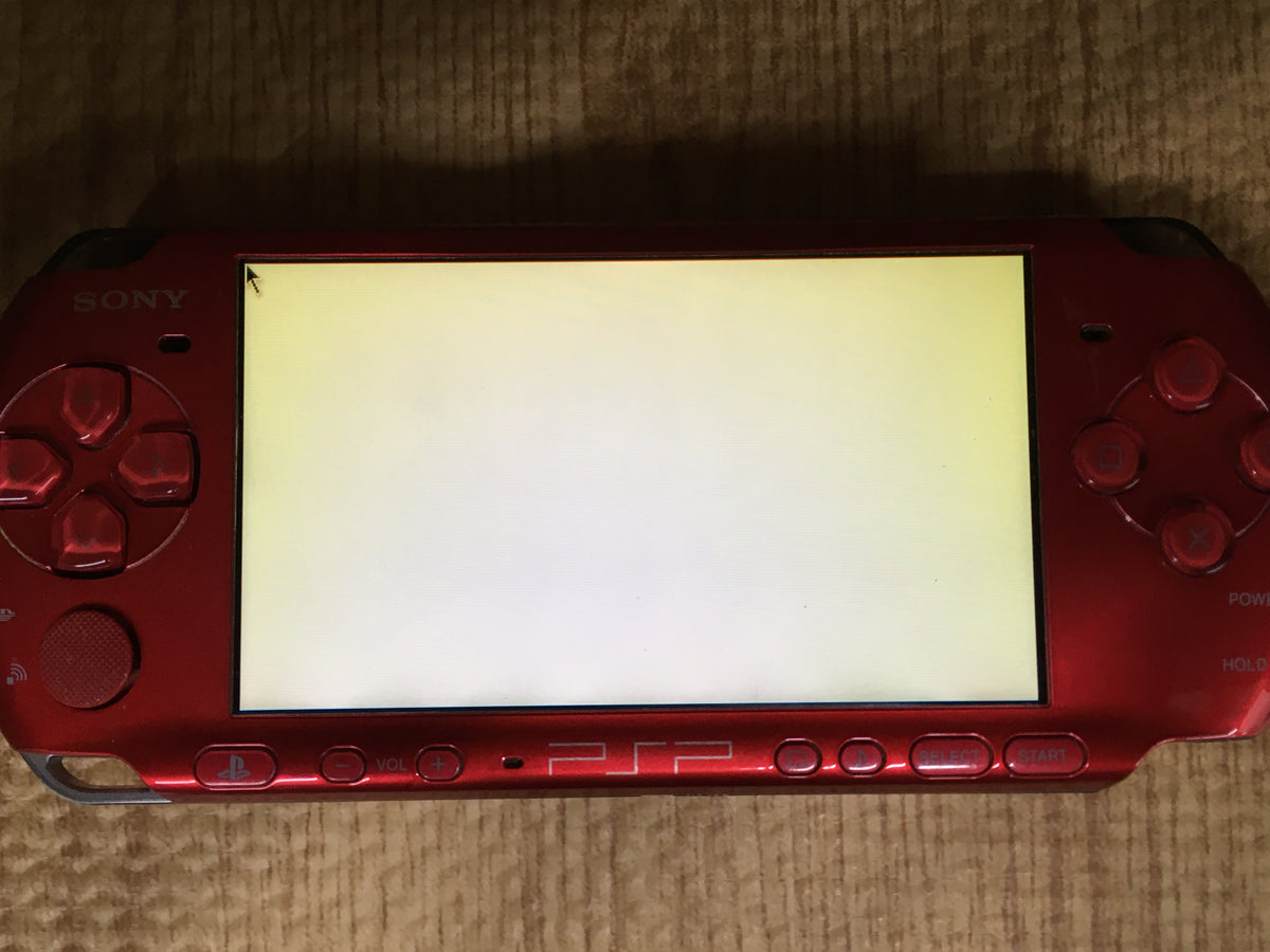 GD9573 With Defects - PSP-3000 RADIANT RED Console Japan – J4U.co.jp