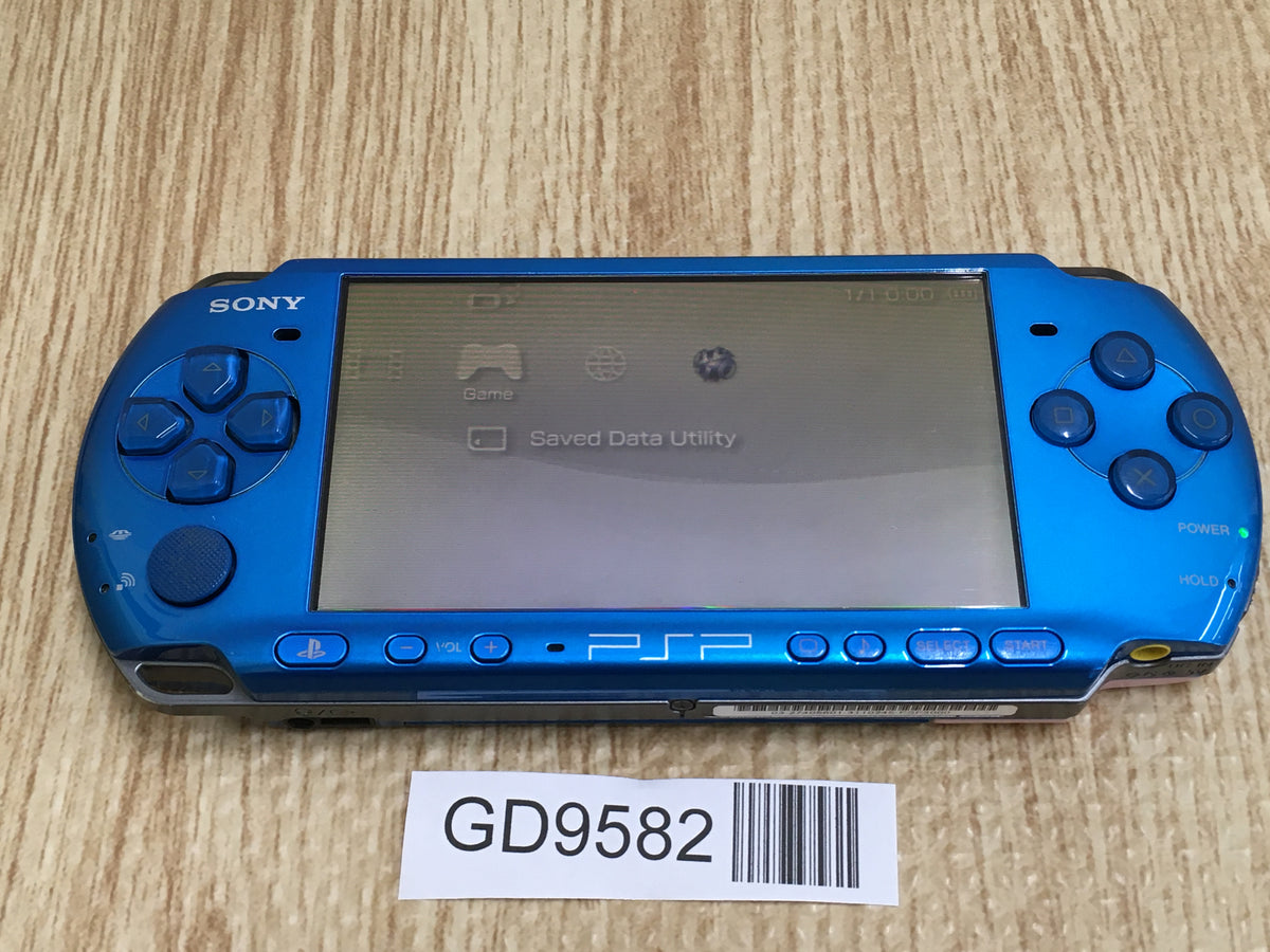 GD9582 With Defects - PSP-3000 VIBRANT BLUE Console Japan – J4U.co.jp
