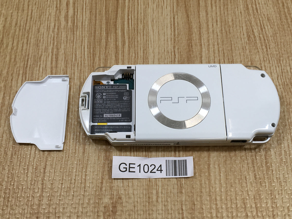 PSP-2000 CERAMIC WHITE Console SONY Japan - Not Working GE1024