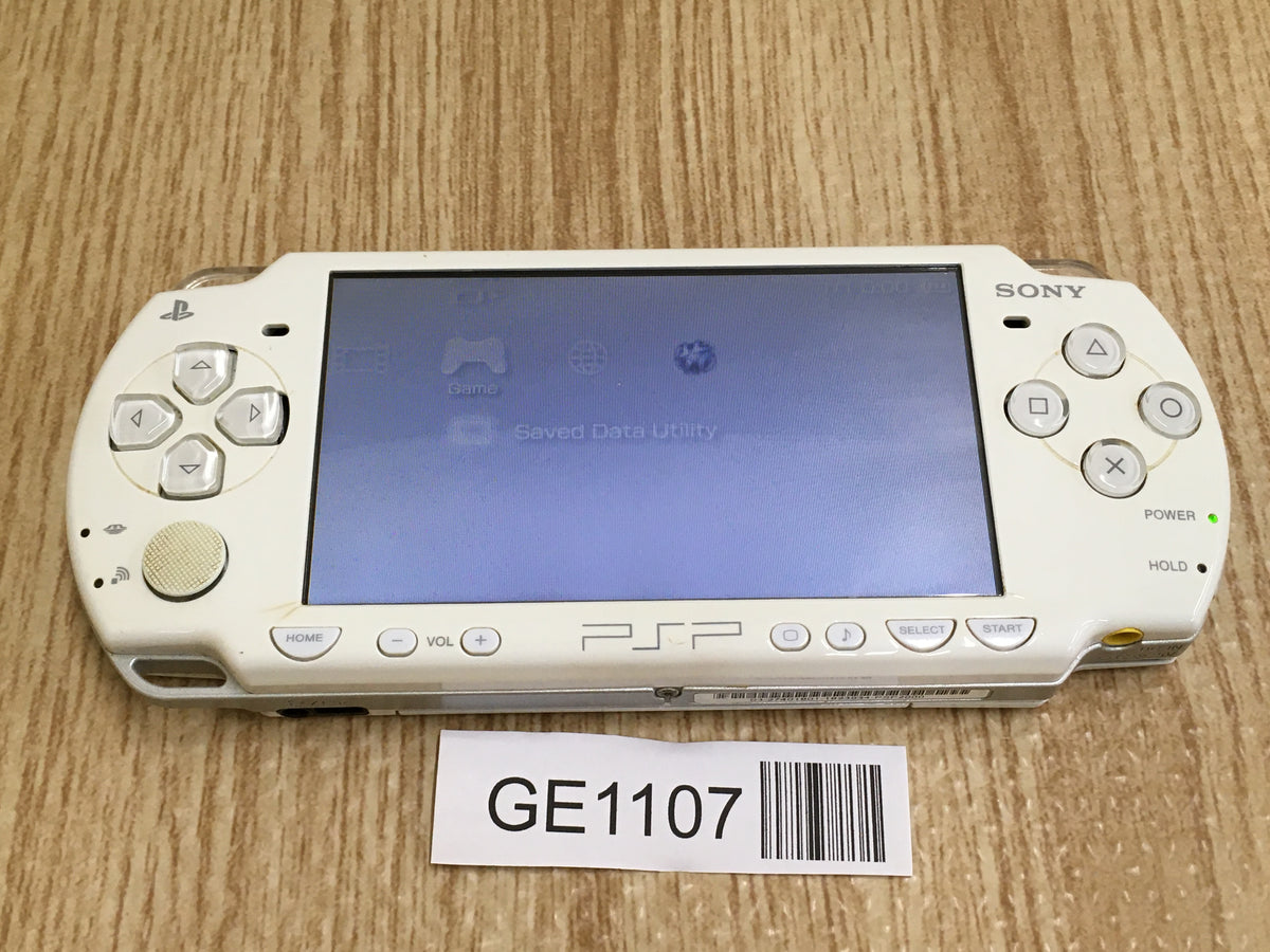 GE1107 With Defects - PSP-2000 CERAMIC WHITE Console SONY Japan