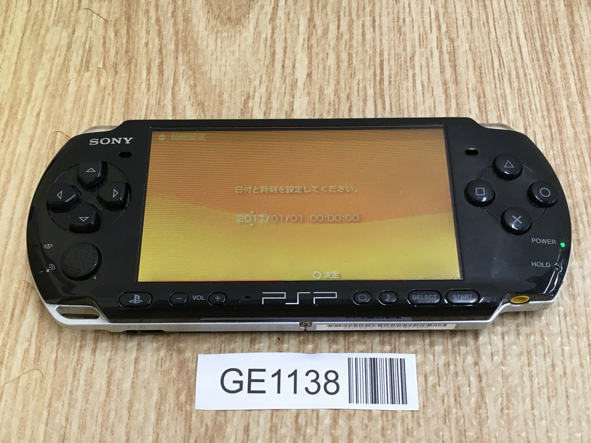 GE1138 With Defects - PSP-3000 PIANO BLACK Console SONY Japan