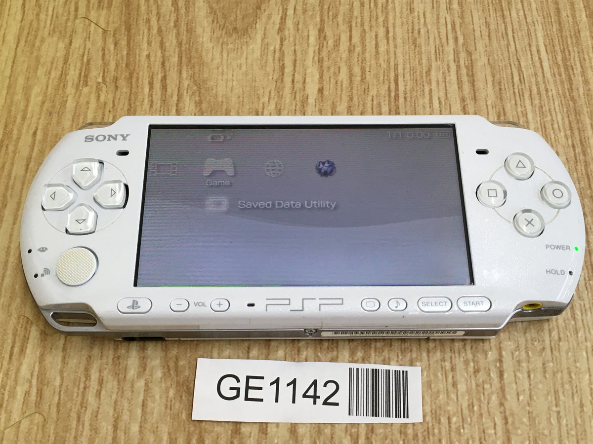 その他 psp3000 GE1142 With Defects - PSP-3000 PEARL WHITE Console SONY Japan