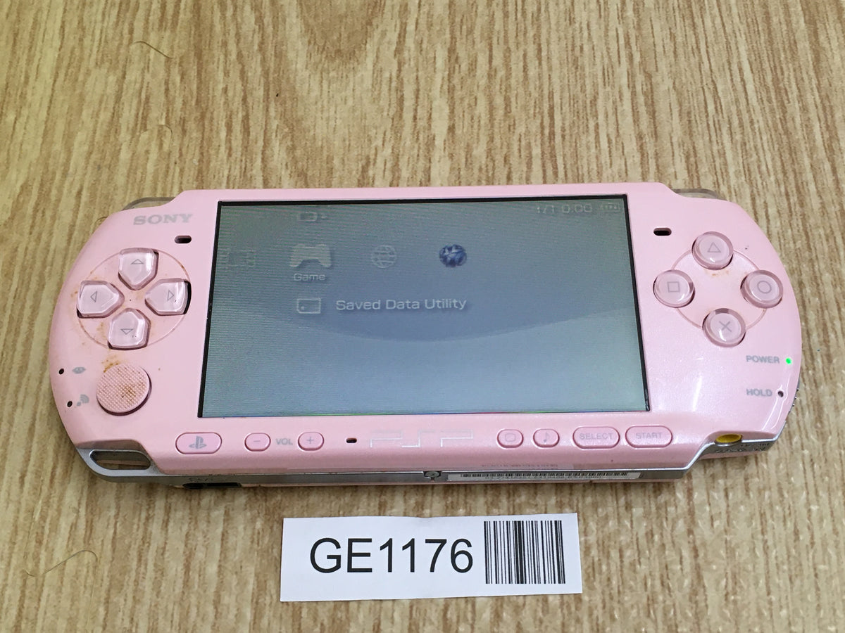 GE1176 With Defects - PSP-3000 BLOSSOM PINK Console SONY Japan