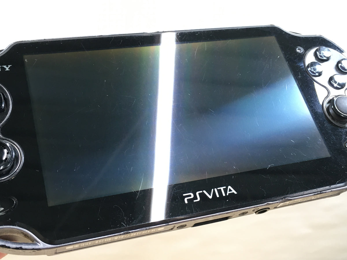 GE1184 With Defects - PS Vita PCH-1000 CRYSTAL BLACK Console SONY