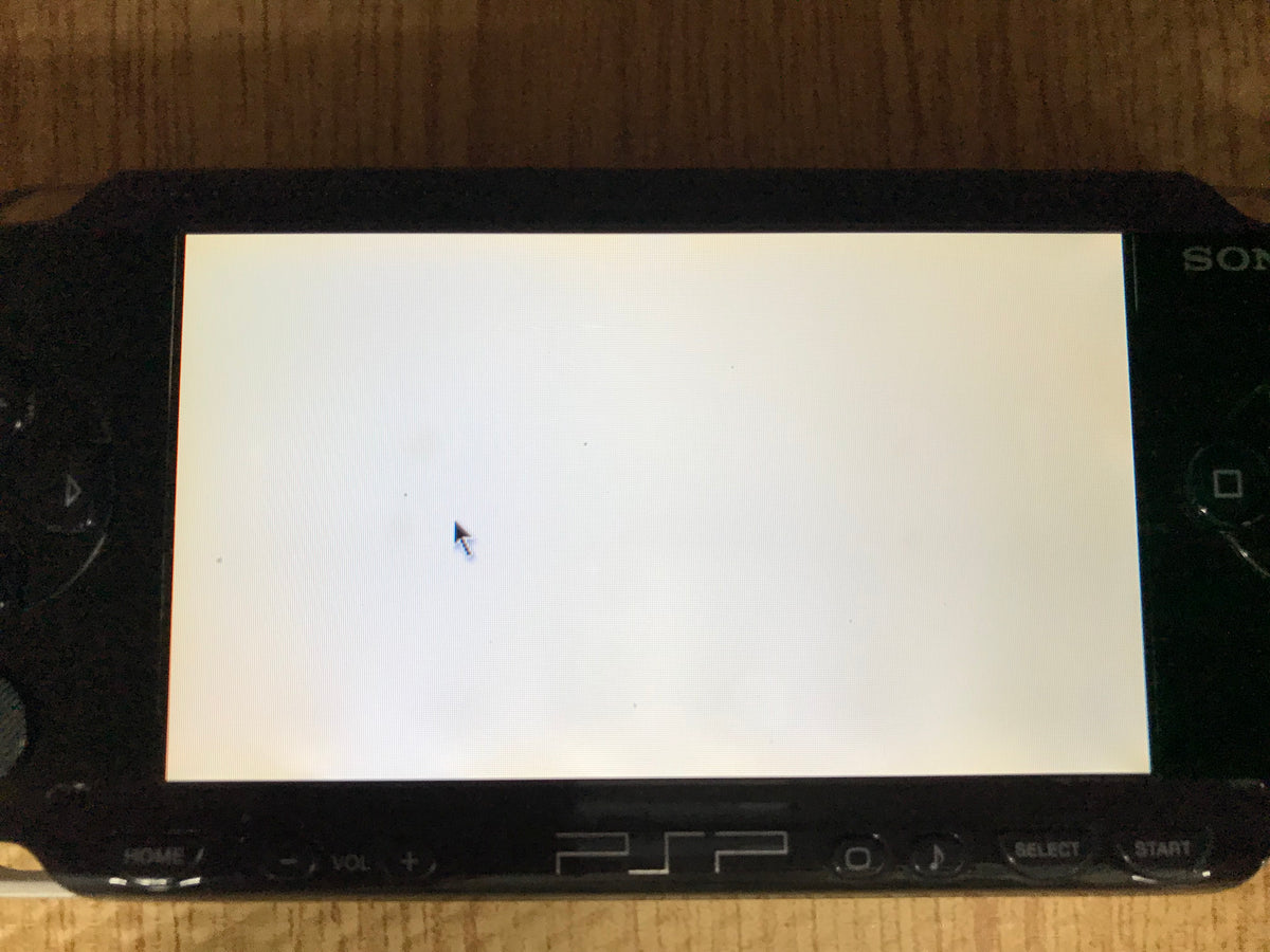 GE1291 With Defects - PSP-1000 BLACK Console Japan – J4U.co.jp