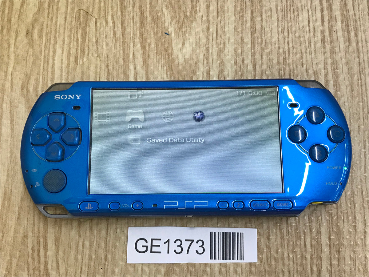 GE1373 With Defects - PSP-3000 VIBRANT BLUE Console Japan – J4U.co.jp