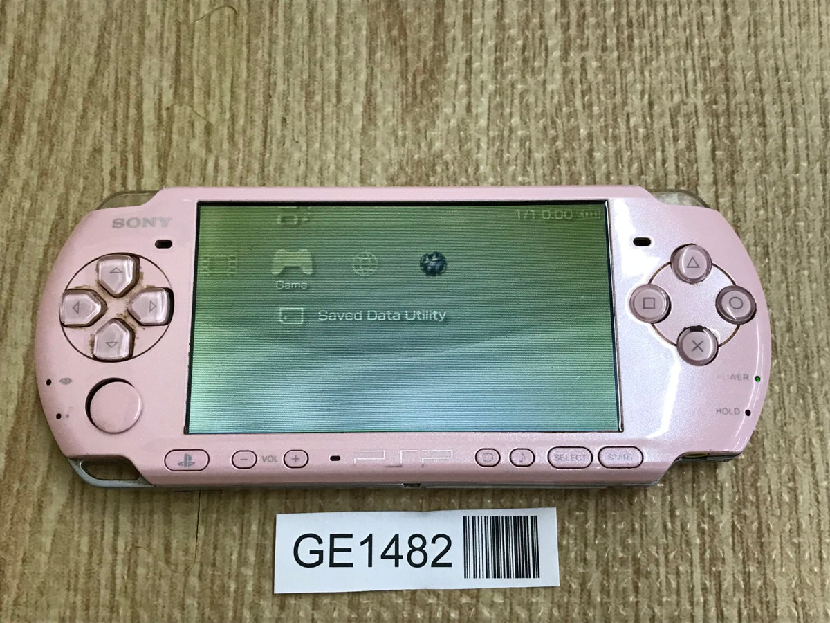 ★動作確認用　PSP-3000 PSP-3000 BLOSSOM PINK Console Japan - With Defects GE1482 – J4U.co.jp