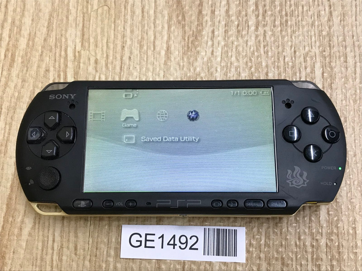 PSP-3000 MONSTER HUNTER 3RD Ver. Console Japan - With Defects