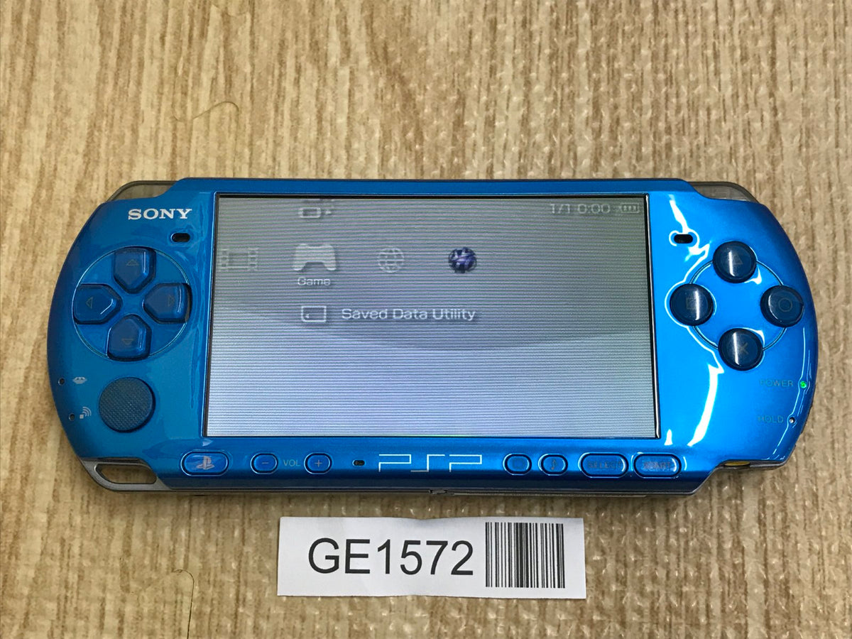 PSP-3000 VIBRANT BLUE Console Japan - With Defects GE1572 – J4U.co.jp