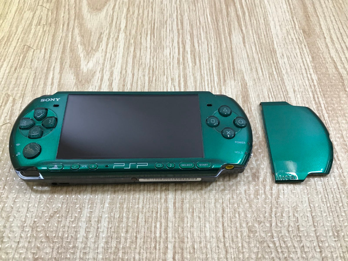 PSP-3000 SPIRITED GREEN Console Japan - With Defects GE1576 – J4U