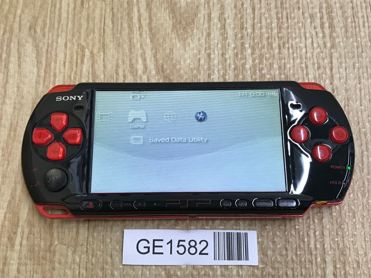 PSP-3000 BLACK & RED Console Japan - With Defects GE1582 – J4U.co.jp