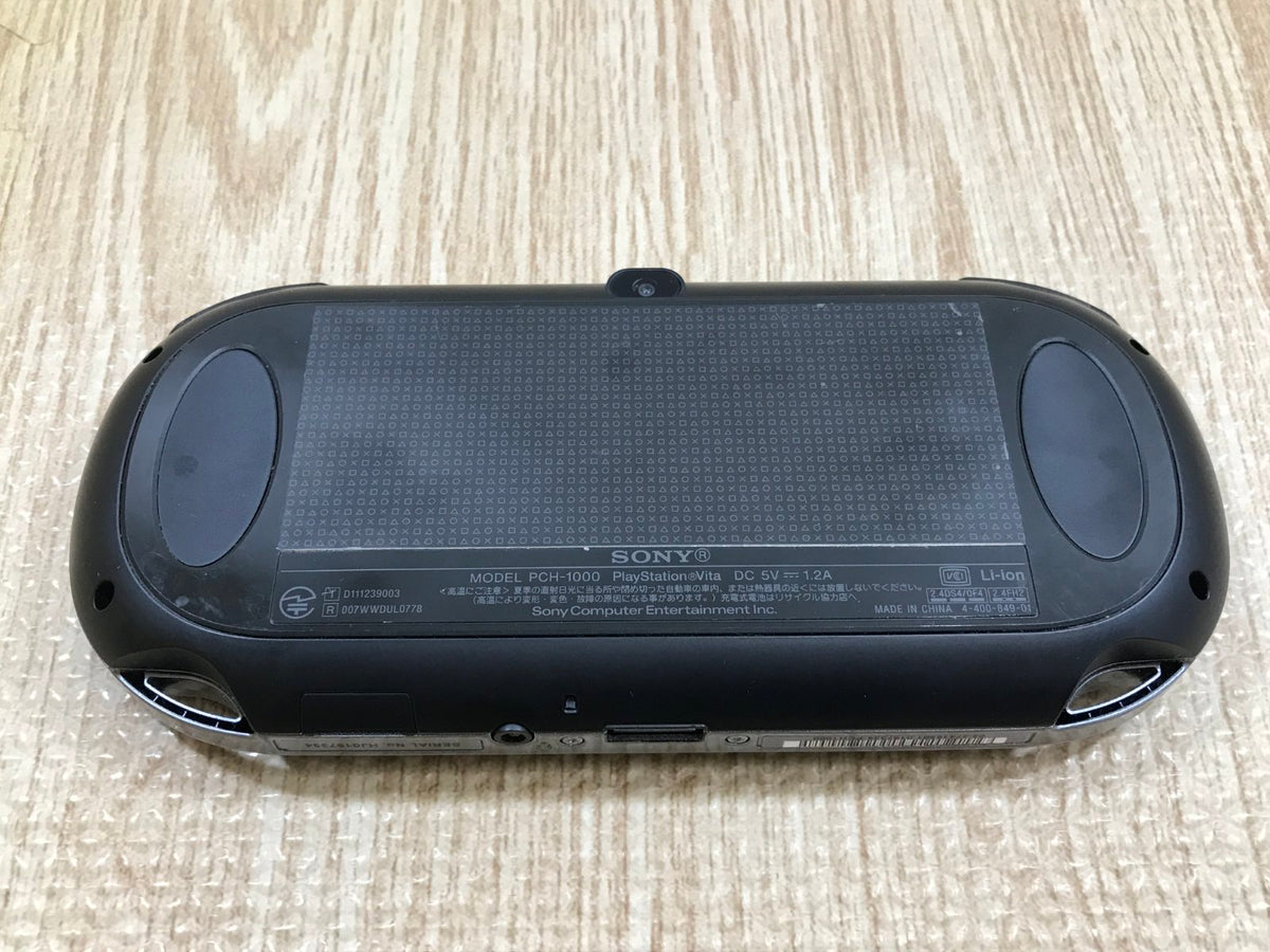 PS Vita PCH-1000 CRYSTAL BLACK Console Japan - Tested Working