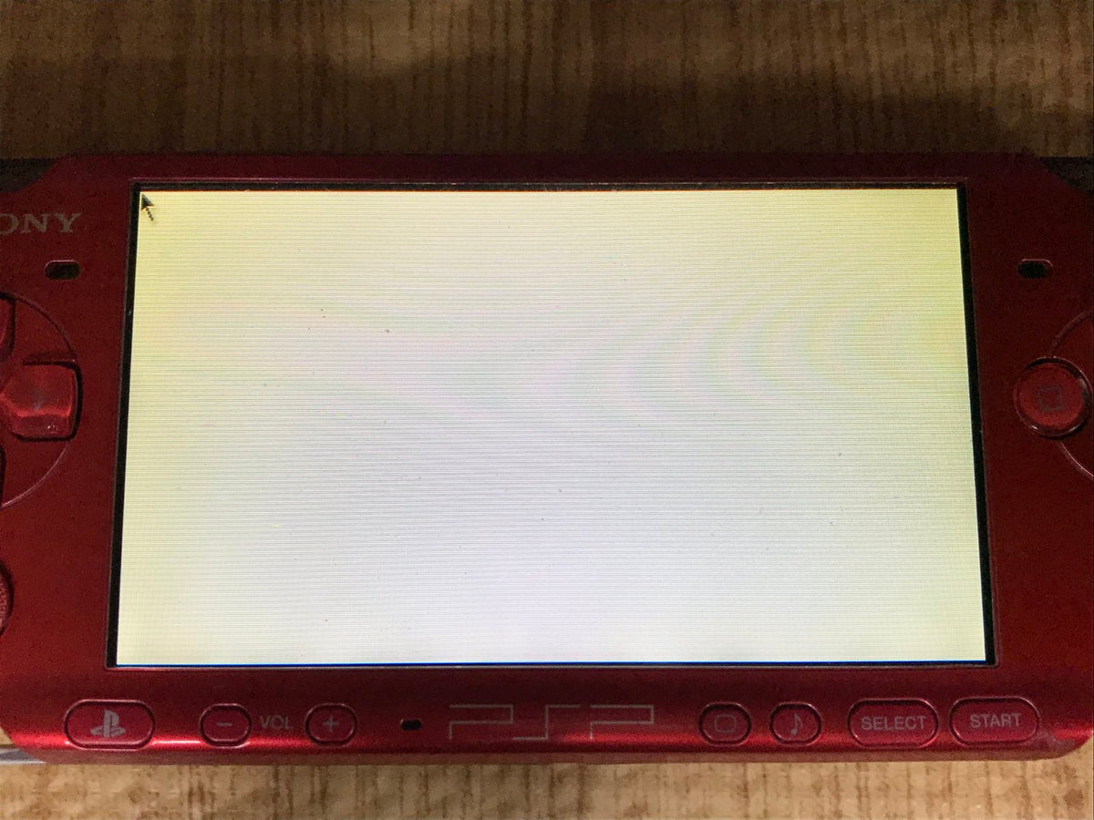 PSP-3000 RADIANT RED Console Japan - With Defects GE1659 – J4U.co.jp