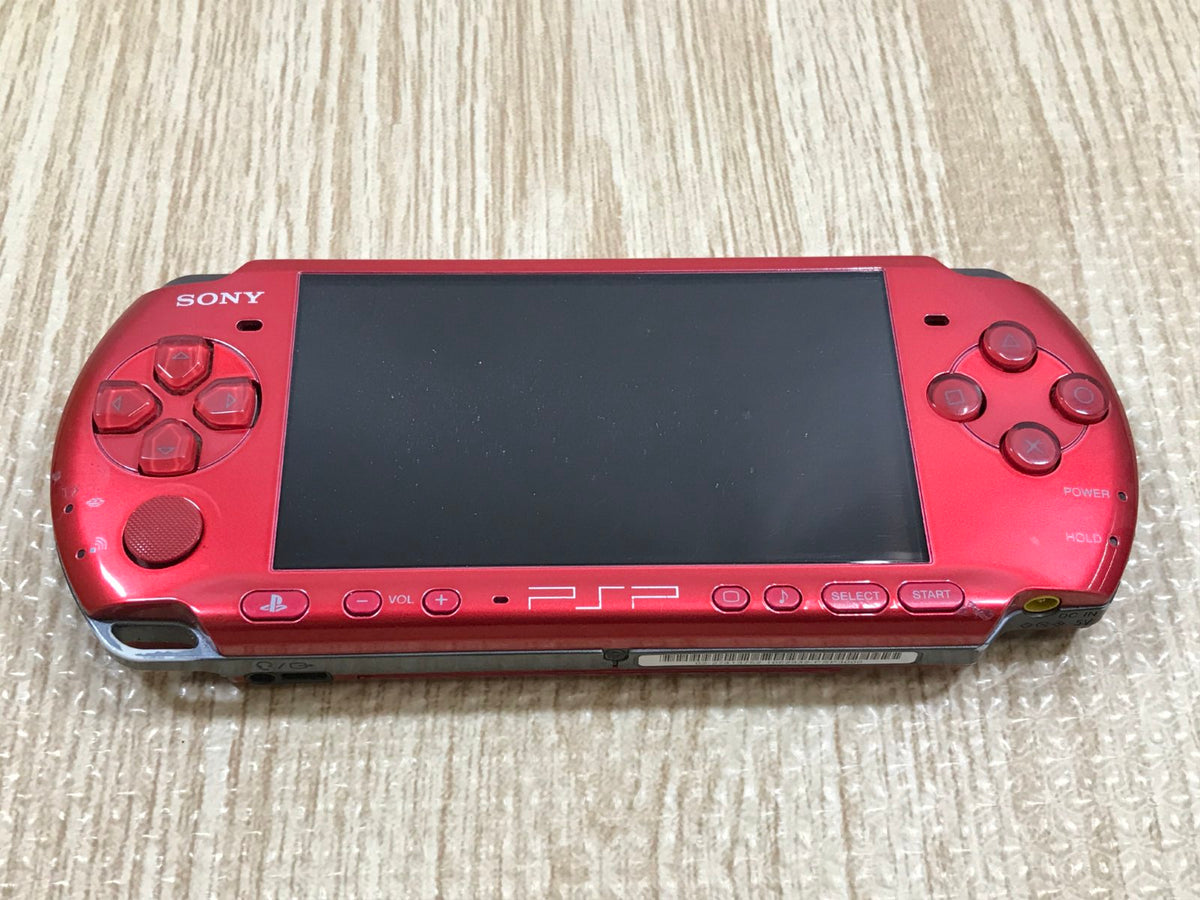 PSP-3000 RADIANT RED Console Japan - With Defects GE1659 – J4U.co.jp