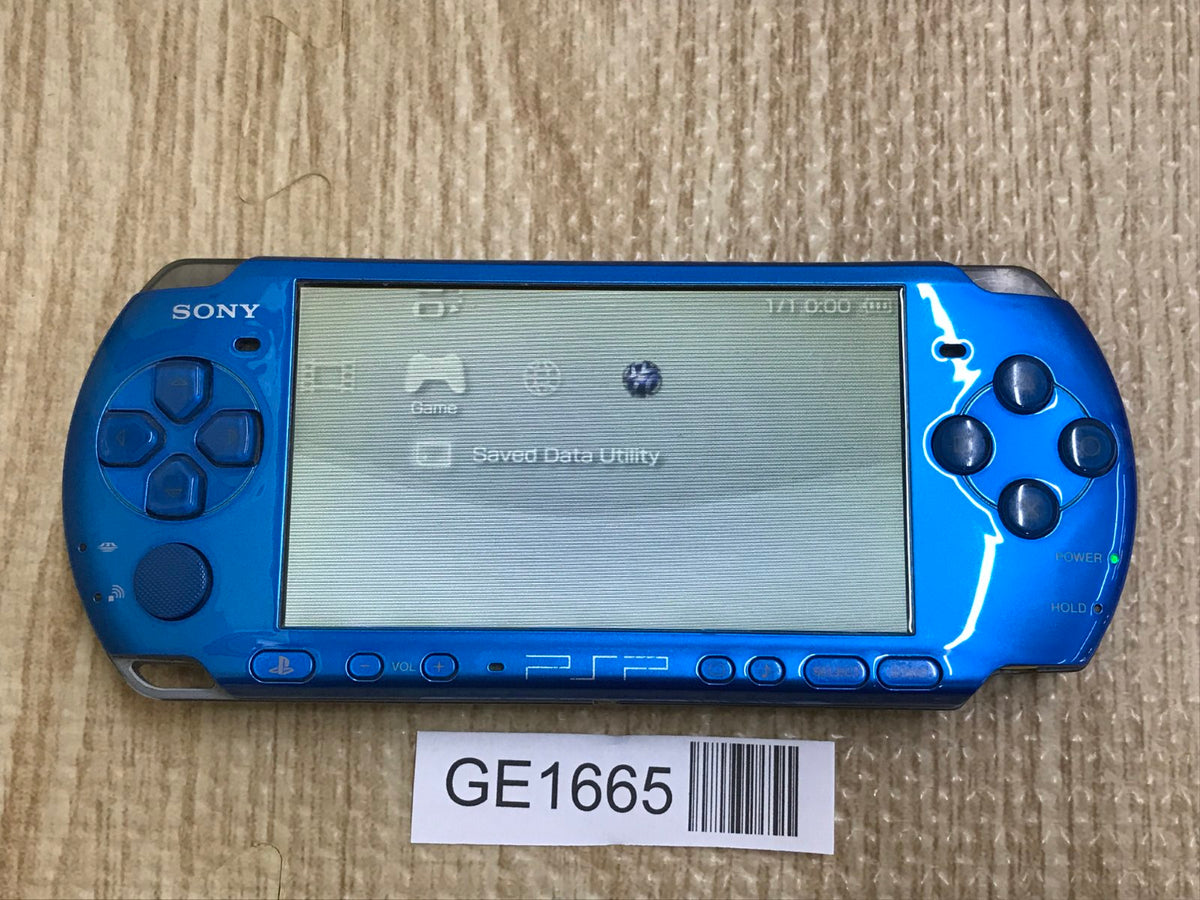 PSP-3000 VIBRANT BLUE Console Japan - With Defects GE1665 – J4U.co.jp