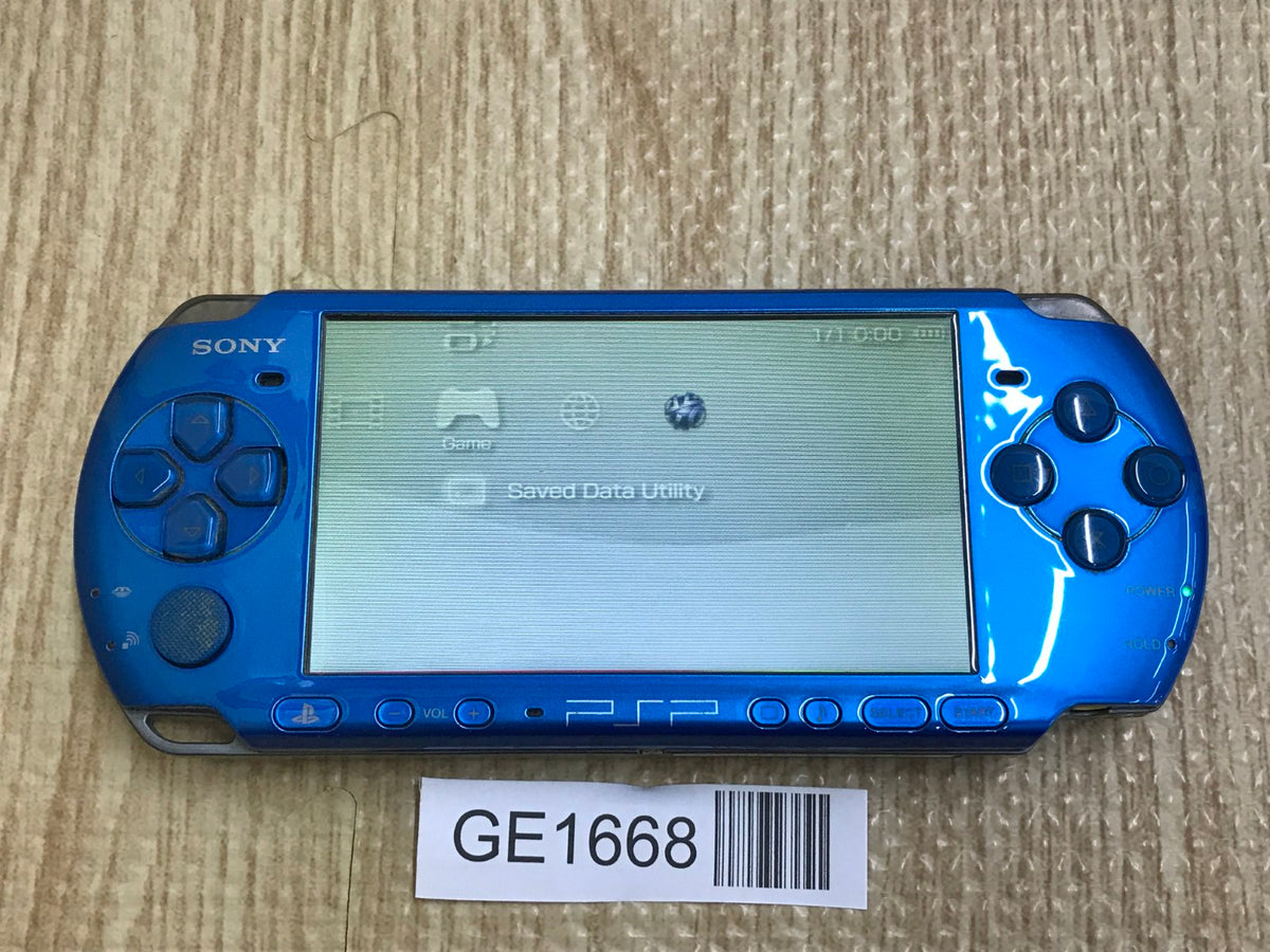 PSP-3000 VIBRANT BLUE Console Japan - With Defects GE1668 – J4U.co.jp