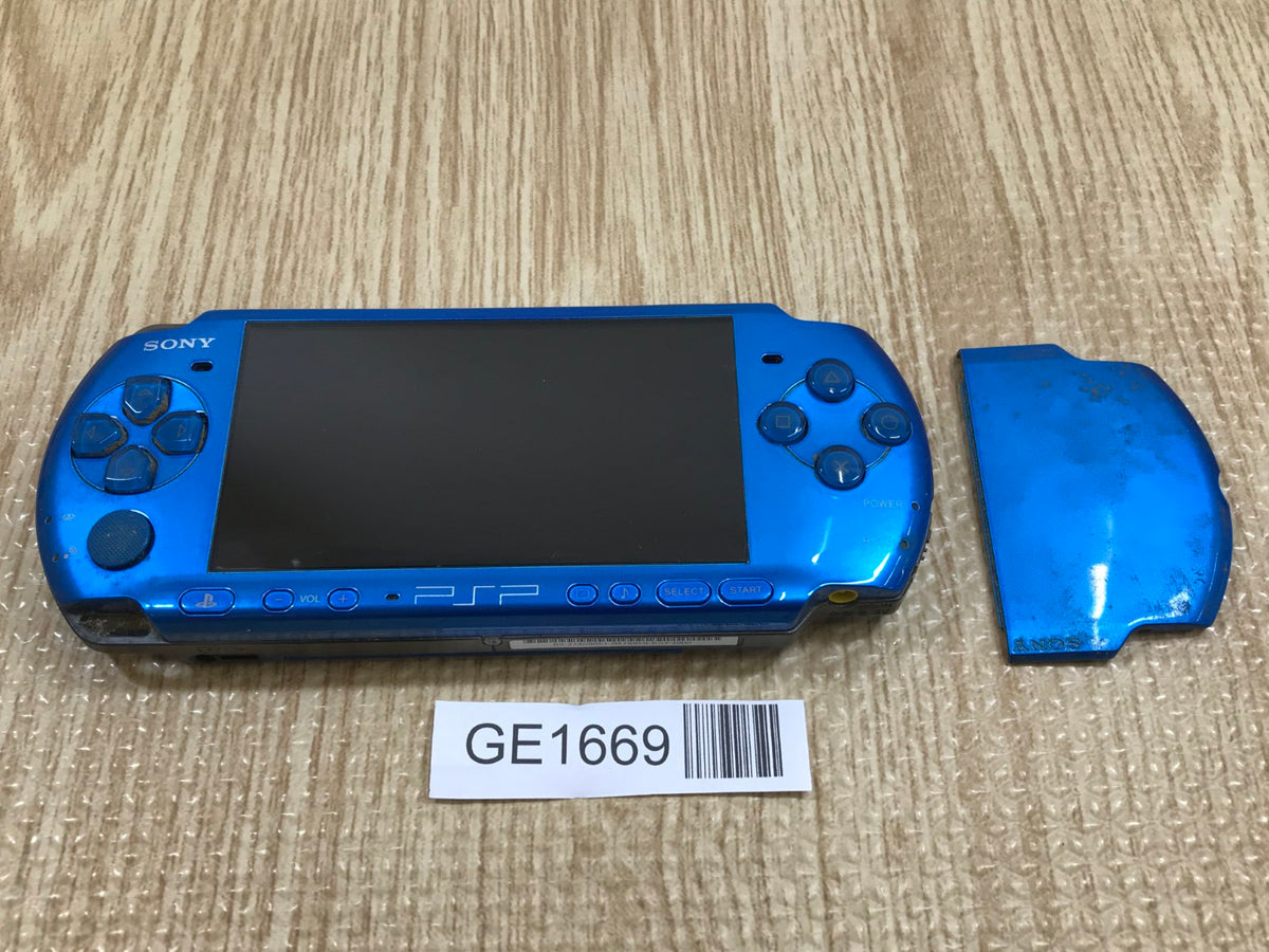 PSP-3000 VIBRANT BLUE Console Japan - Not Working GE1669 – J4U.co.jp