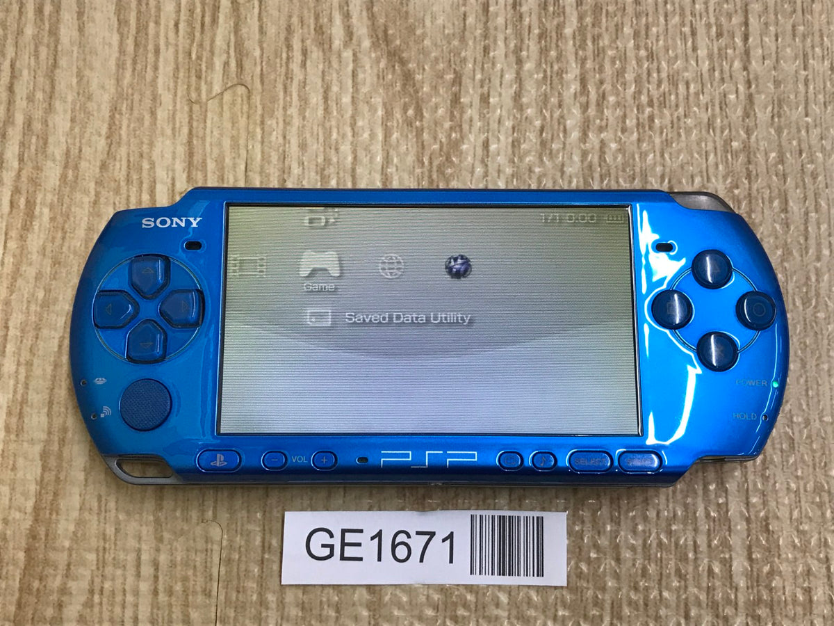 おもちゃ PSP 3000 PSP-3000 VIBRANT BLUE Console Japan - With Defects GE1671 – J4U.co.jp